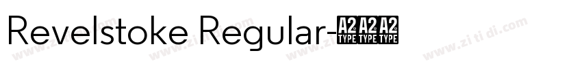 Revelstoke Regular字体转换